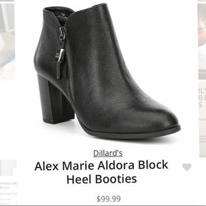 Alex Marie, Aldora block heel booties